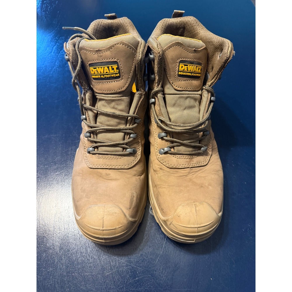 DeWALT Work Boots 11X Tan‎ Waterproof Safety Toe EH Rated DXWP10056 FLAW